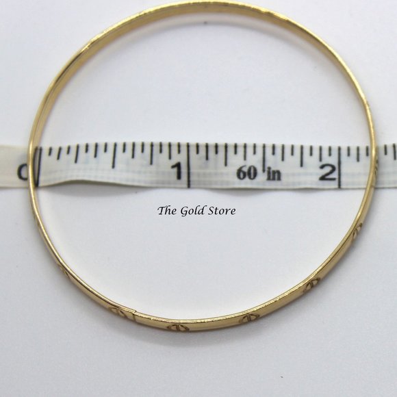 Gold Filled Dainty Bangles (set of 2) - Picture 3 of 4